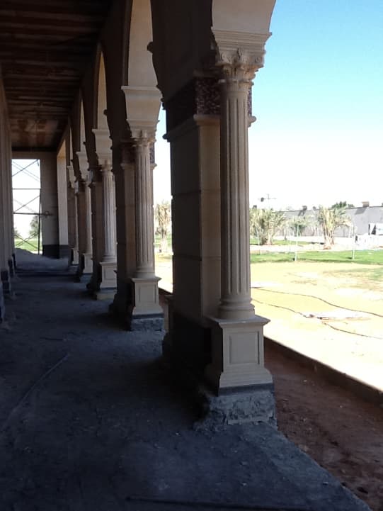 Decorative Arched Colonnade view 3