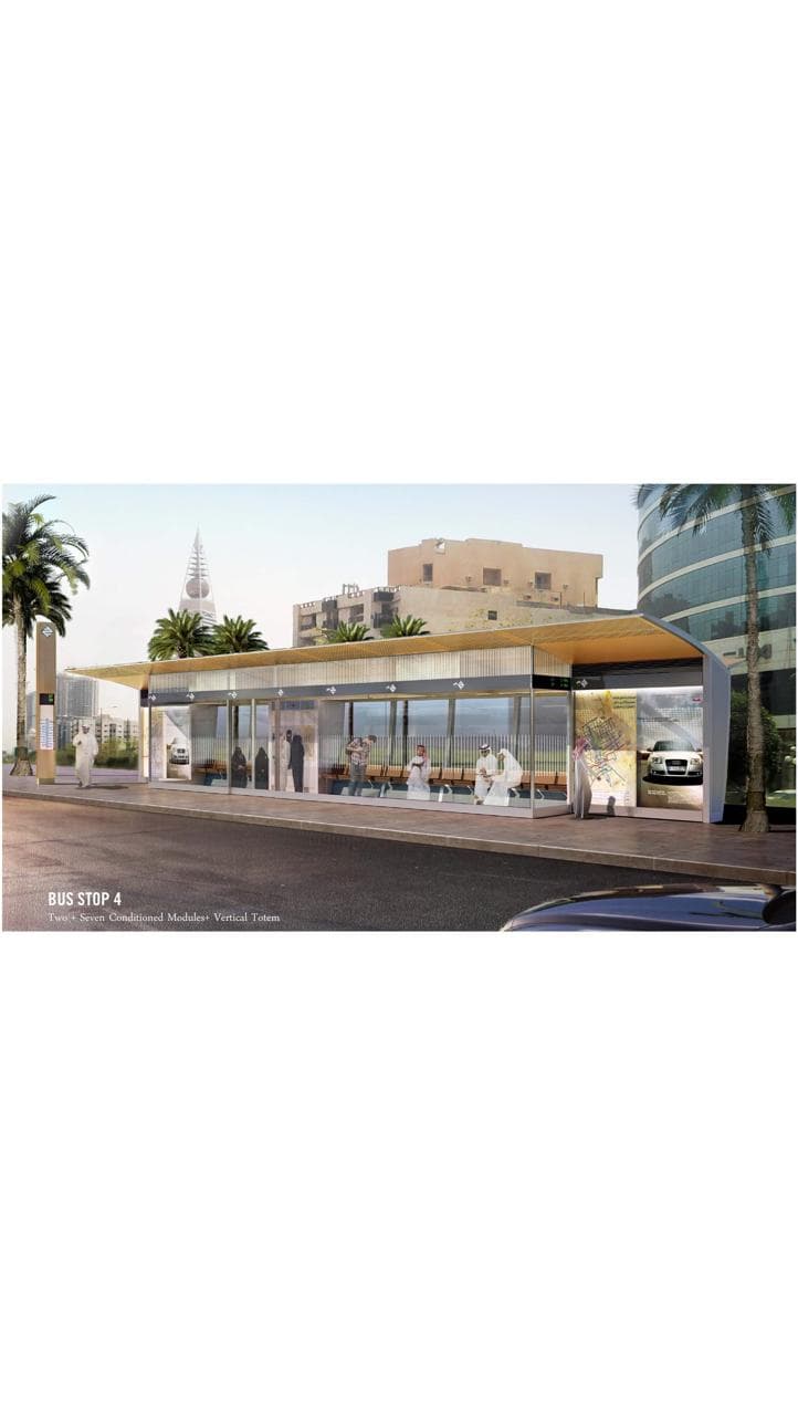 Riyadh bus stations view 2