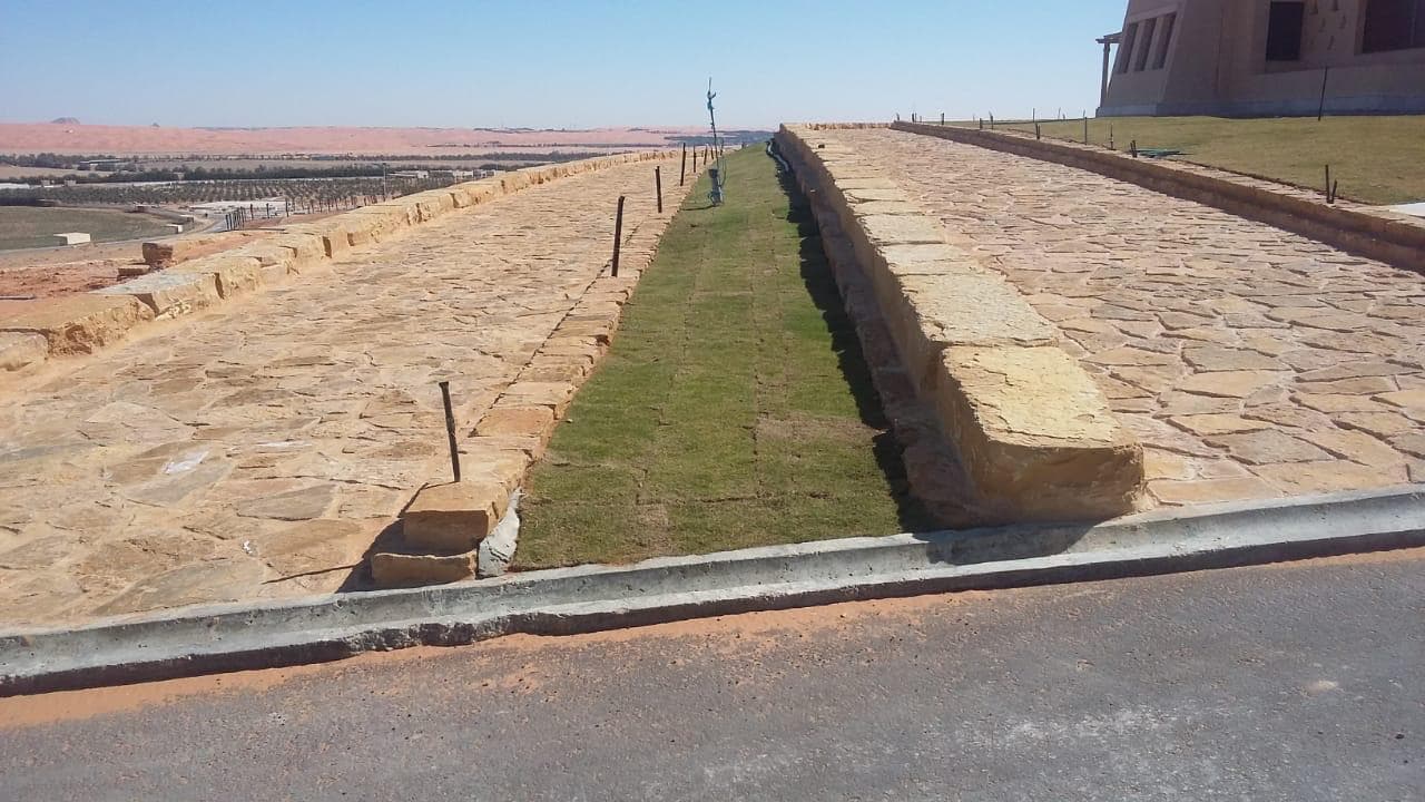 Limestone Hardscape view 2