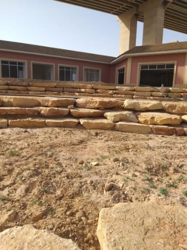 Limestone Hardscape view 6