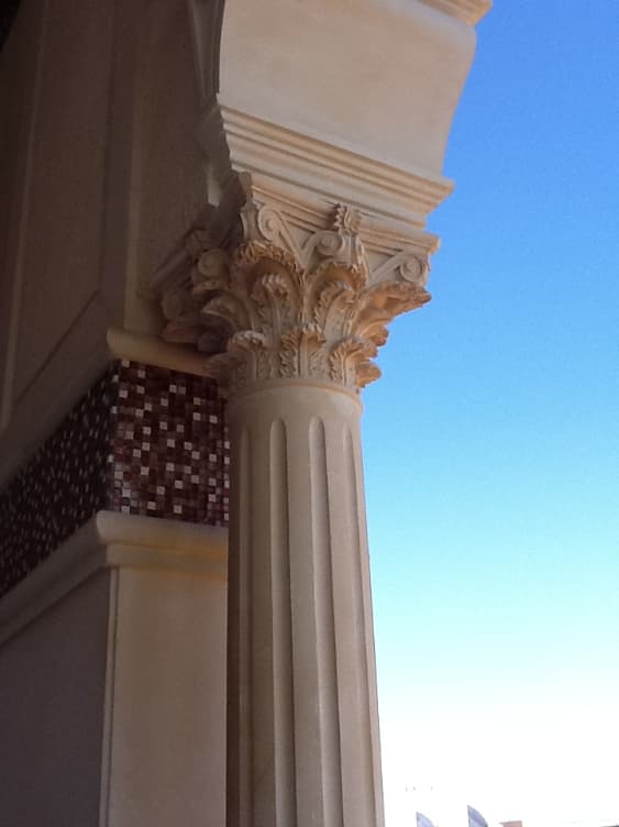 Decorative Arched Colonnade view 7